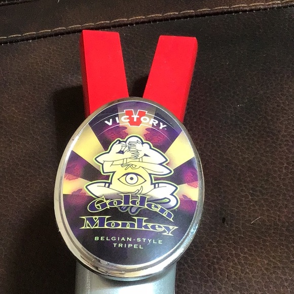 🍻 Victory Brewing - Golden Monkey Beer Tap Handle, 13” - Picture 2 of 5